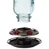25oz Glass Mason Jar Hummingbird Feeder