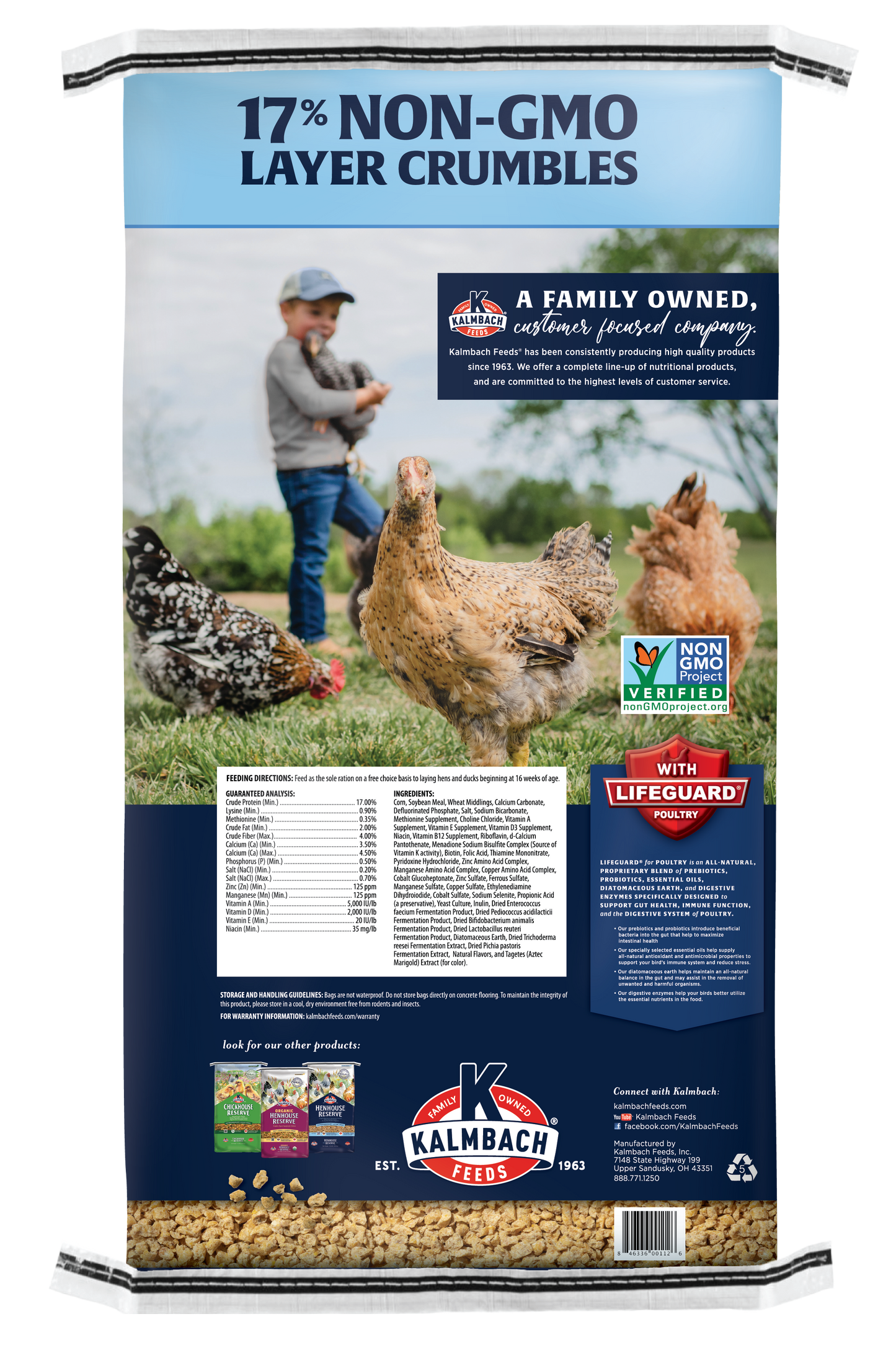 17% GMO-Free Layer Crumbles - N1117C