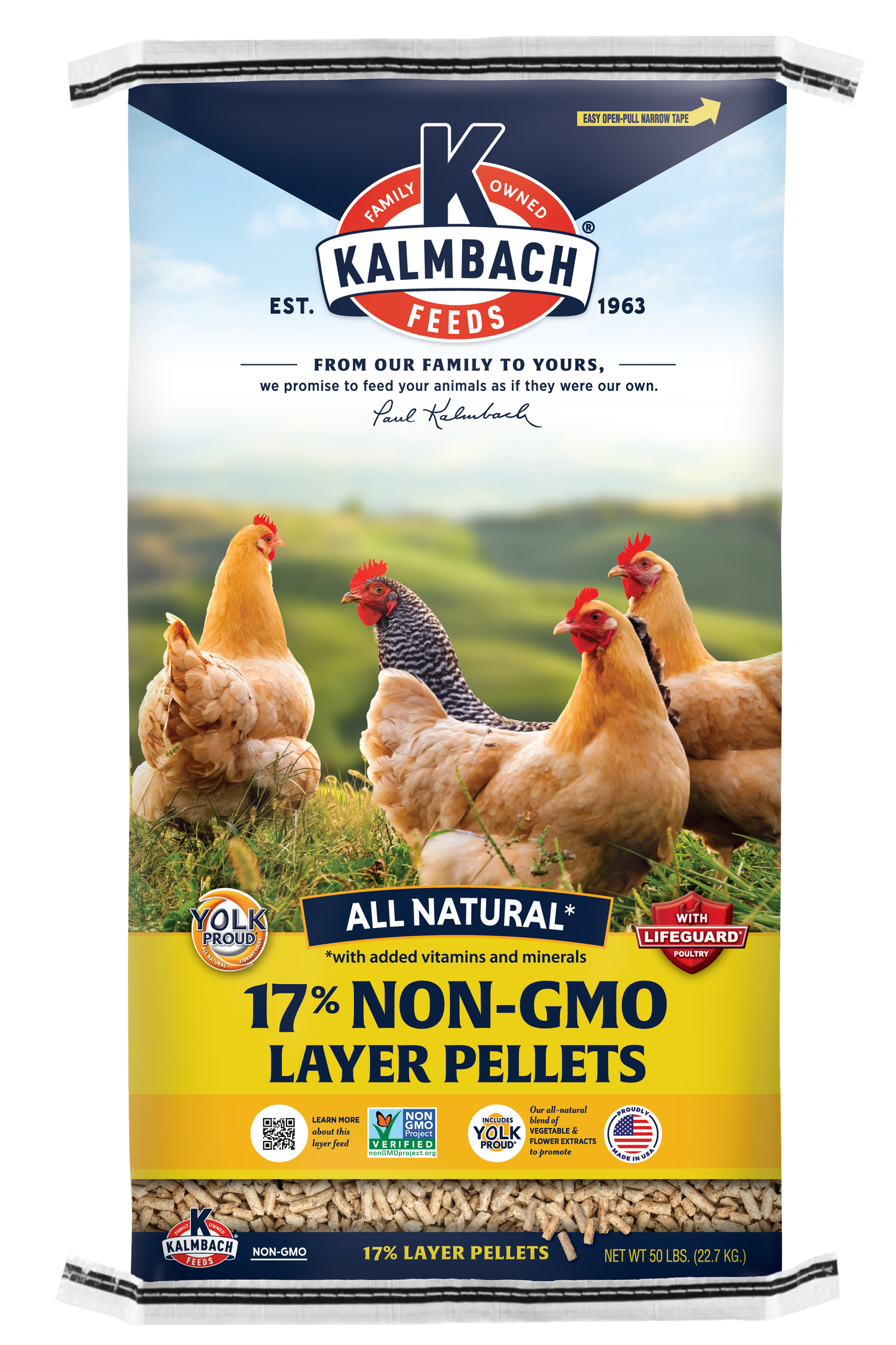 Non-GMO 17% Layer Pellets - N1117P