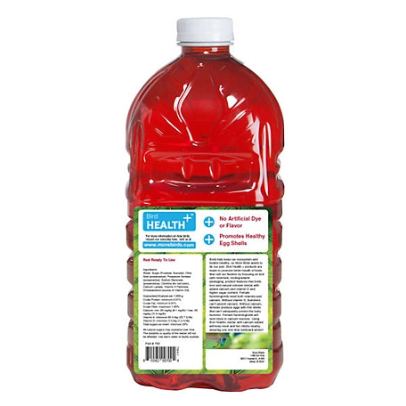 More Birds Bird Health+ Natural Red Hummingbird Nectar RTU, 64oz