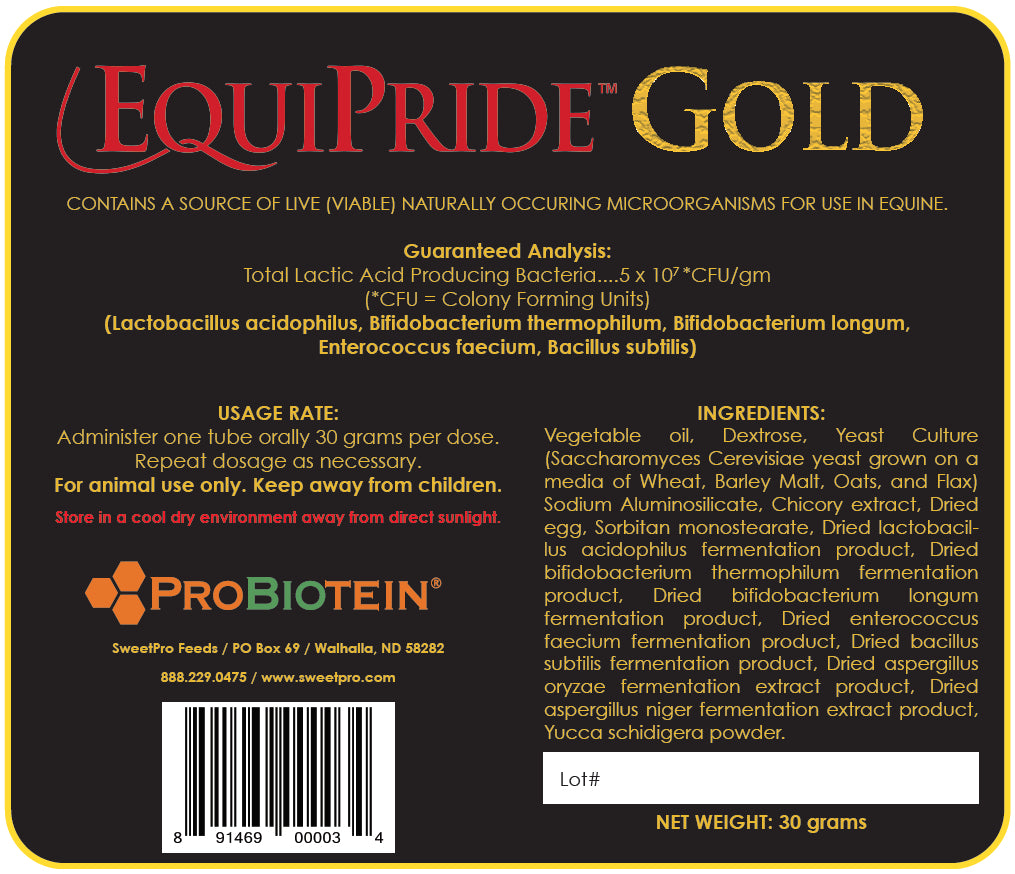 EquiPride Gold Paste