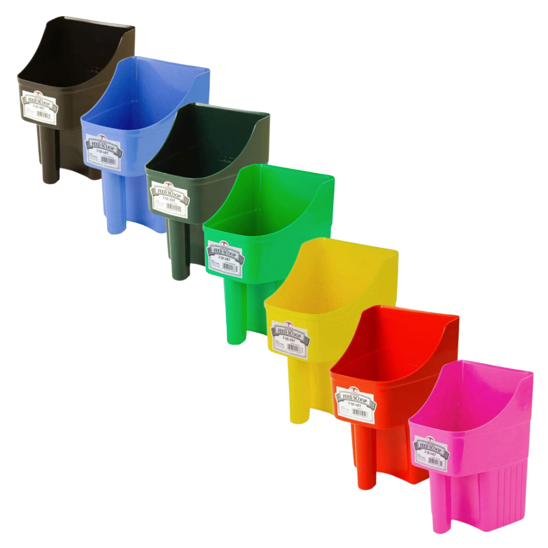 3 Qt Poly Enclosed Feed Scoop