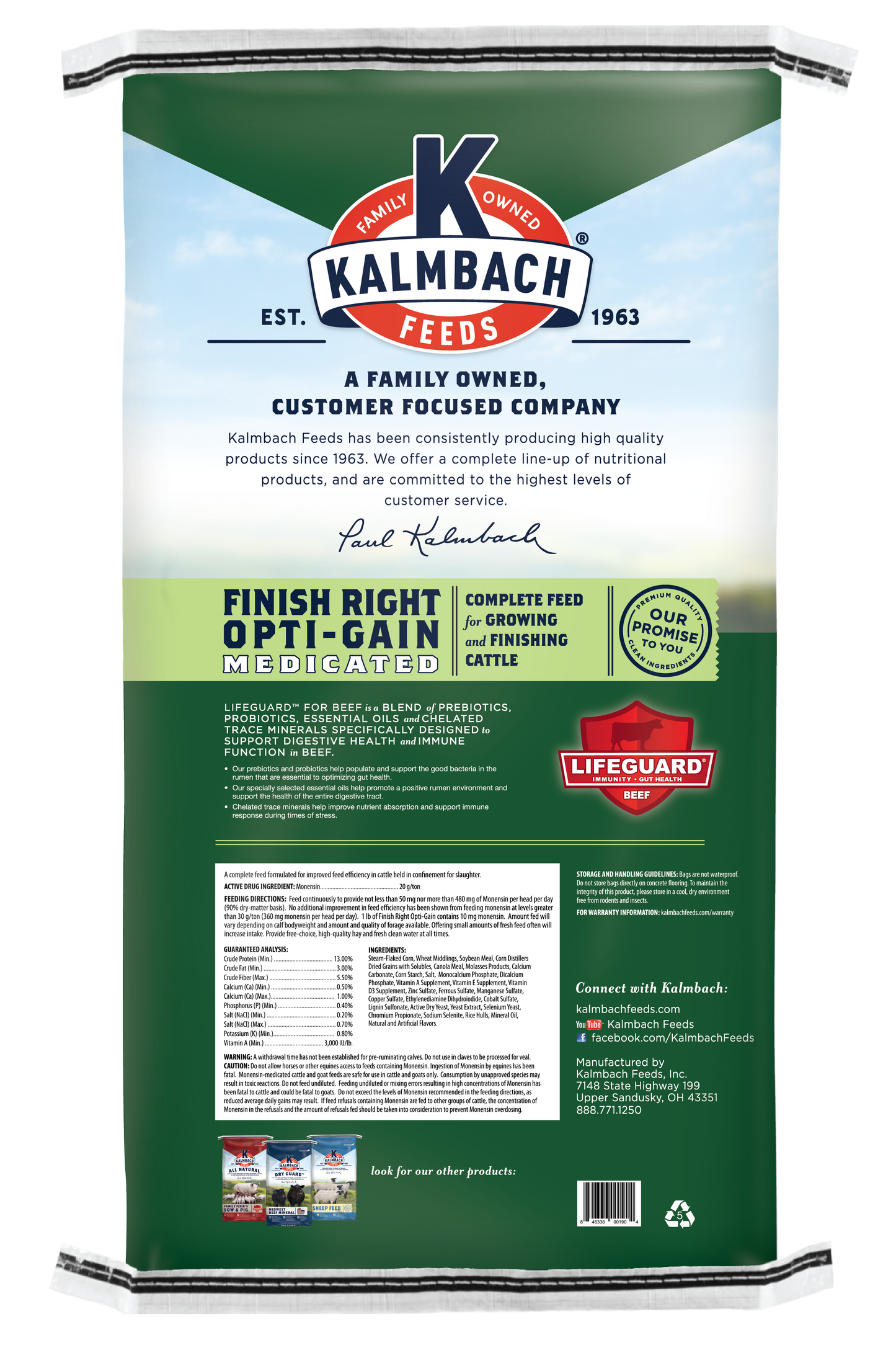 T513R - Finish Right® Opti-Gain (Medicated)
