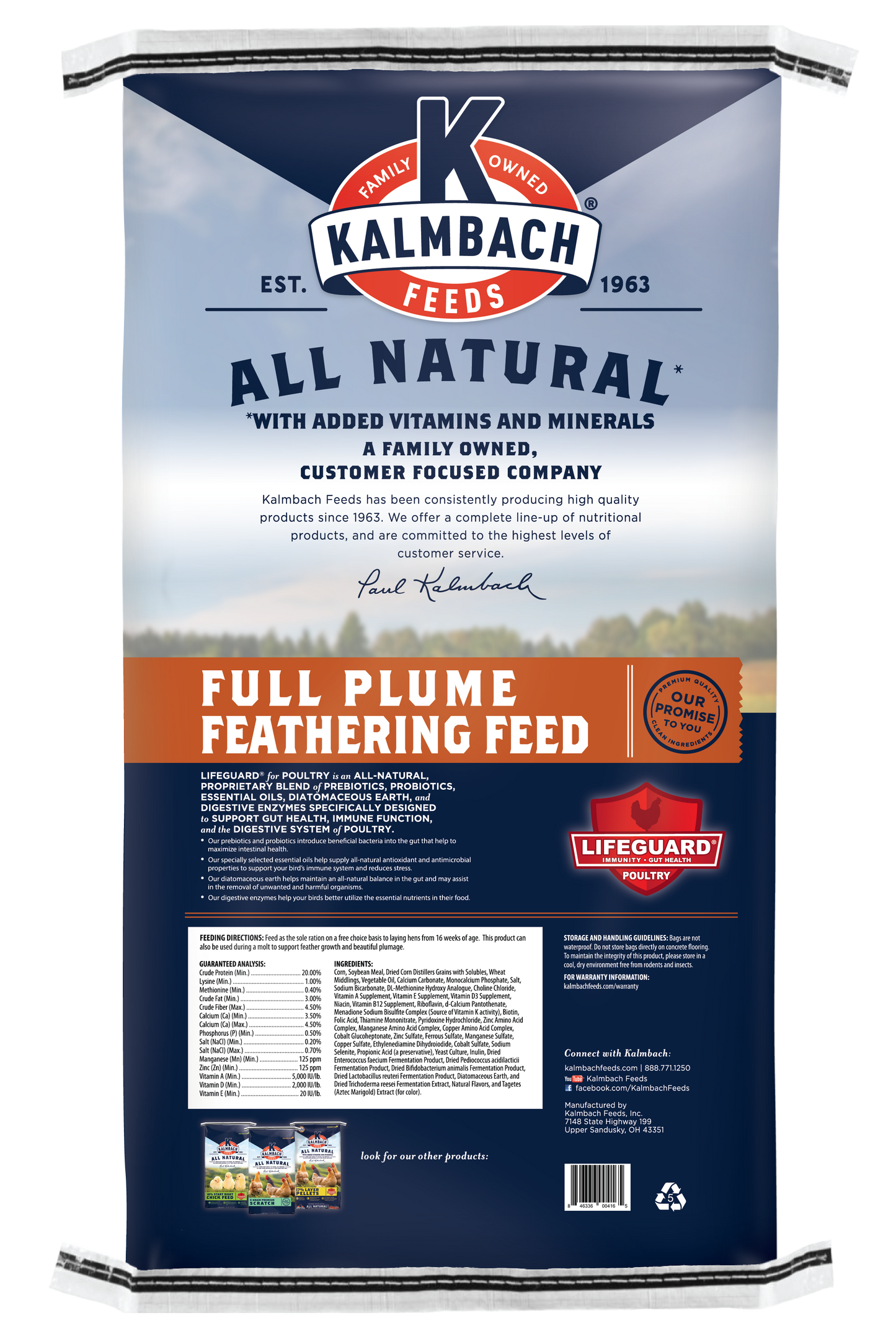 Full Plume Feathering Feed - 1020CR