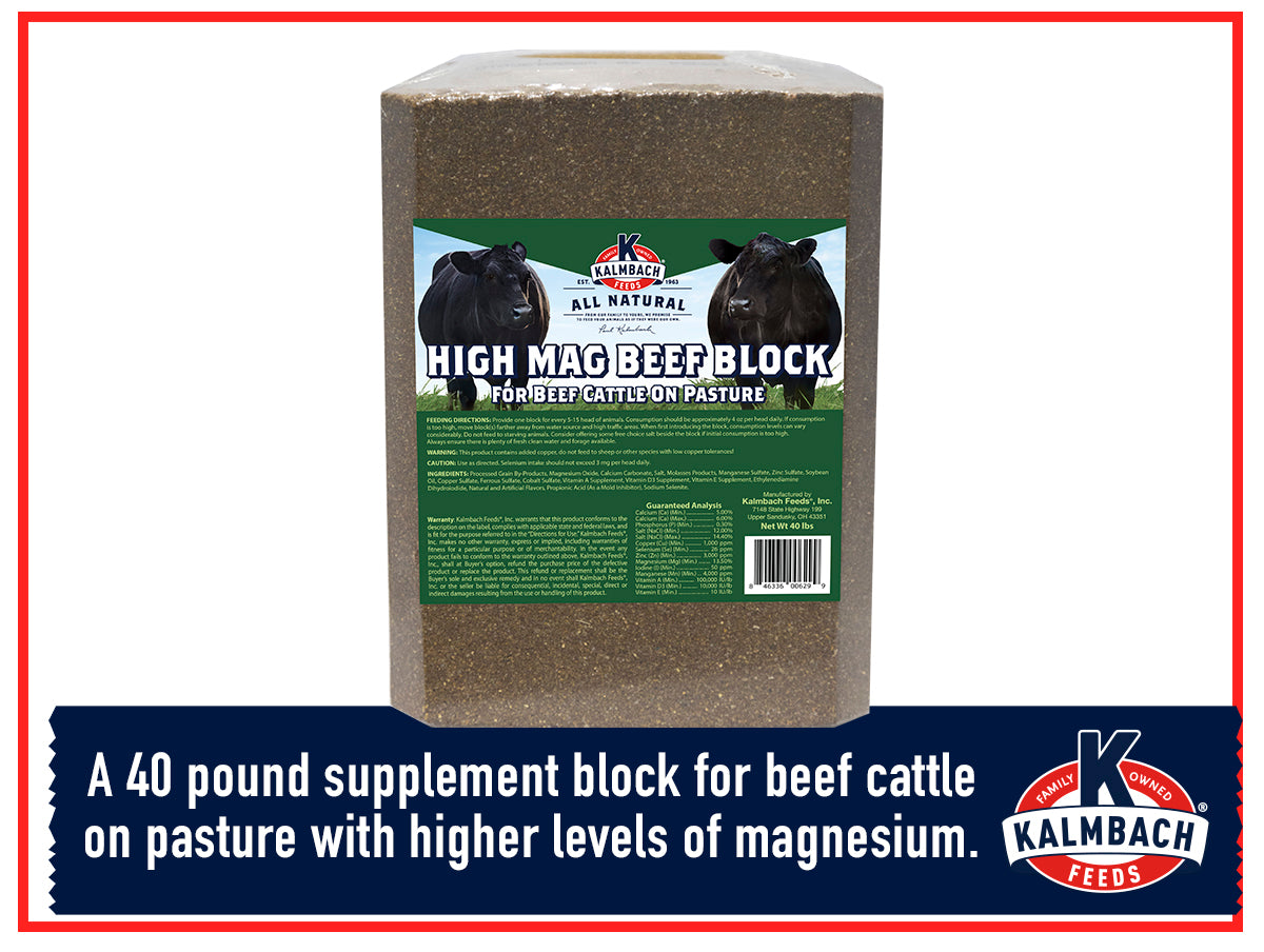 High Mag Block for Cattle