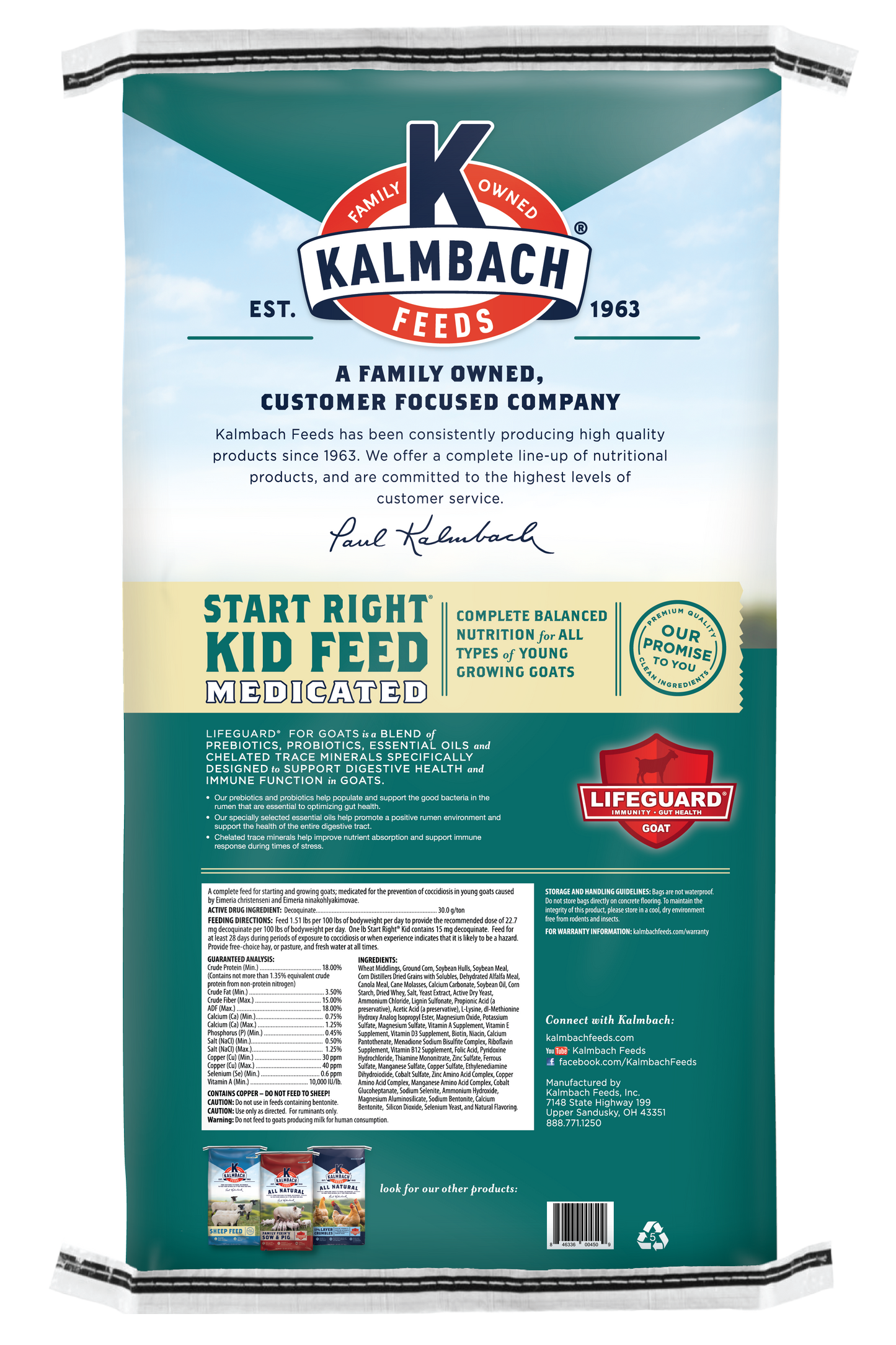 Start Right® Kid Feed (Medicated)