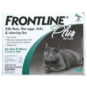 Frontline Plus for Cats 3pk