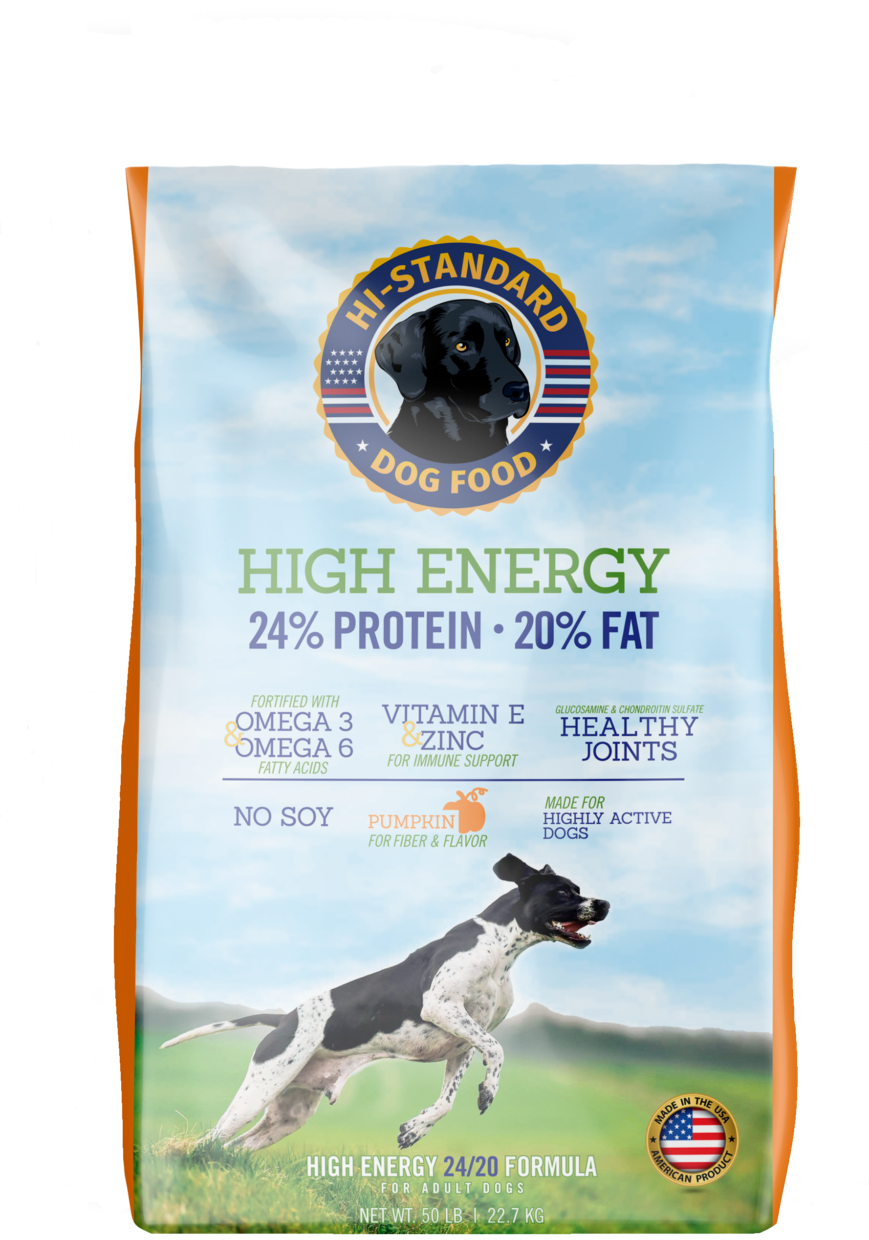 HI-Standard Orange High Energy Dog Food – Kent's Feed Barn