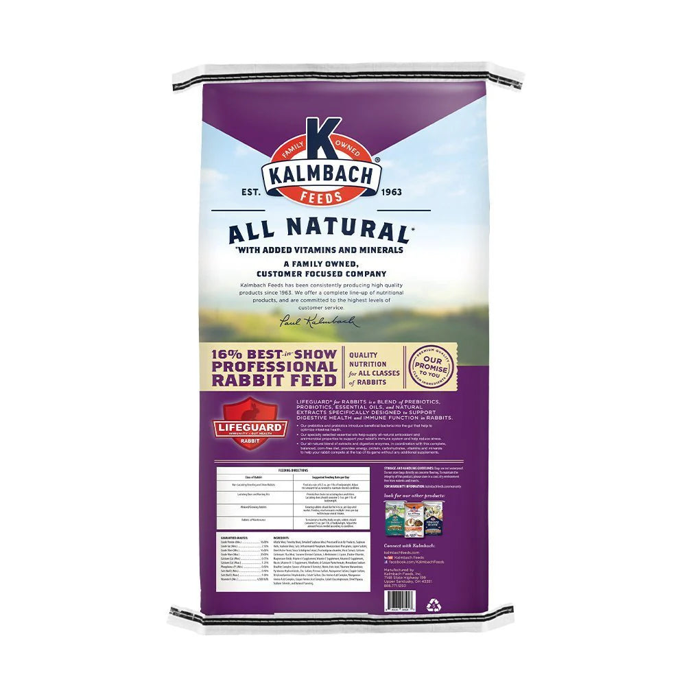 Best-in-Show 16% Rabbit Feed - 801