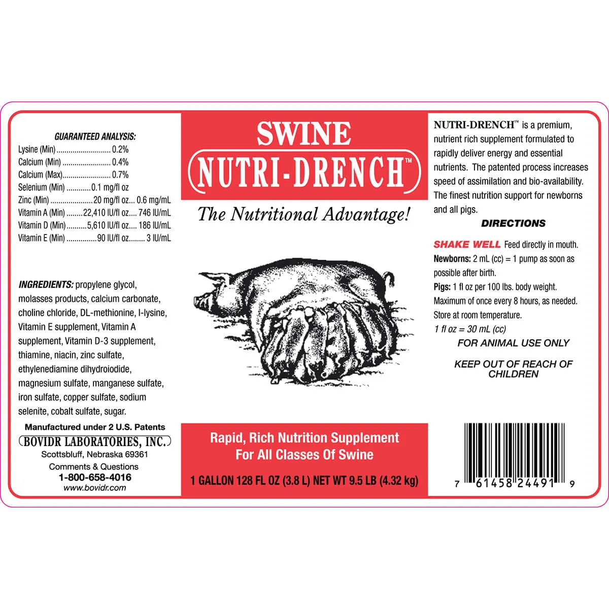 Nutri-Drench for Swine 32 oz