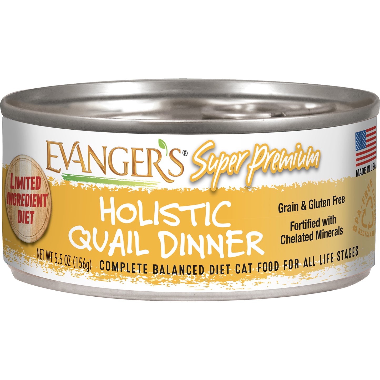 Super Premium Holistic Quail Dinner for Cats
