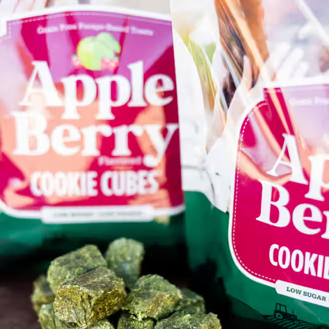 Apple Berry Cookie Cubes - Horse Treats