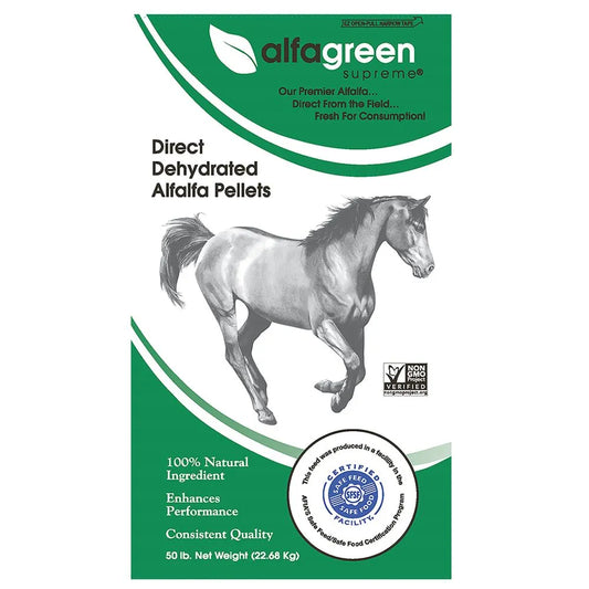 Alfagreen Direct Dehydrated Alfalfa Pellets - 3WI