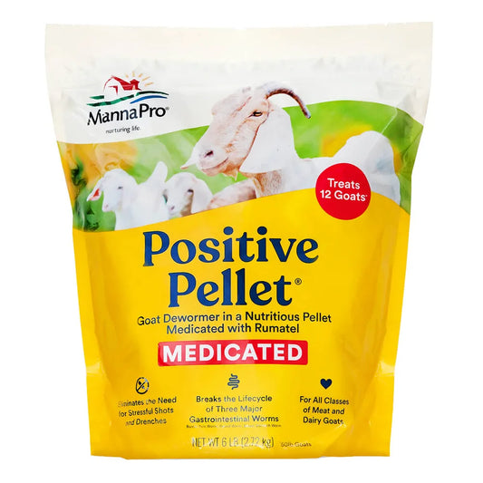 Positive Pellet Medicated Goat Dewormer, 6 lbs