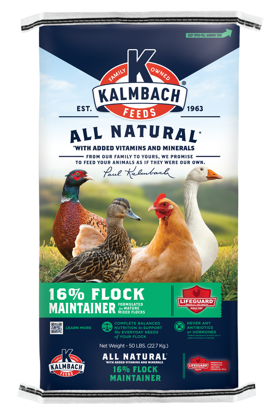 16% All Natural Flock Maintenance