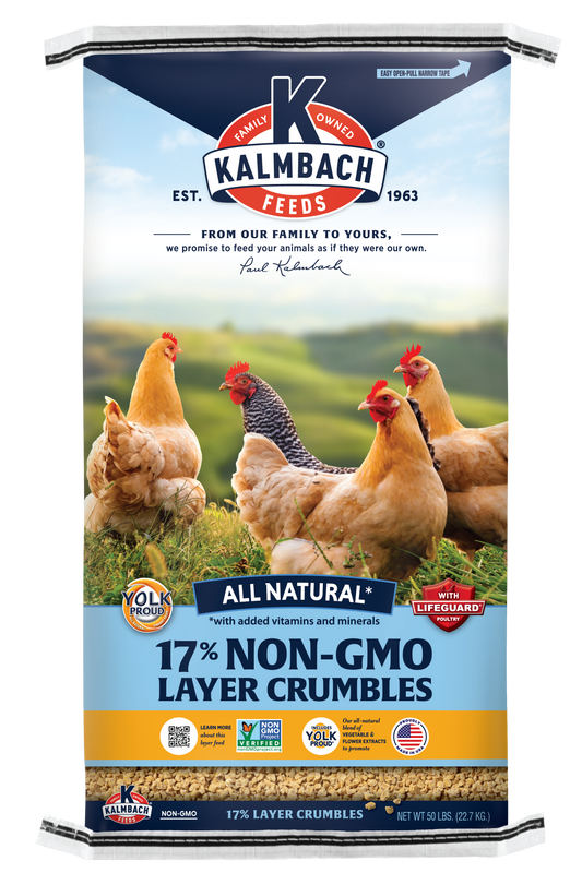 17% GMO-Free Layer Crumbles for Chickens