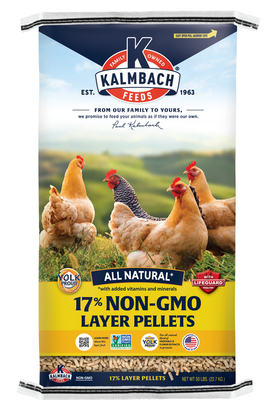 Non-GMO 17% Layer Pellets