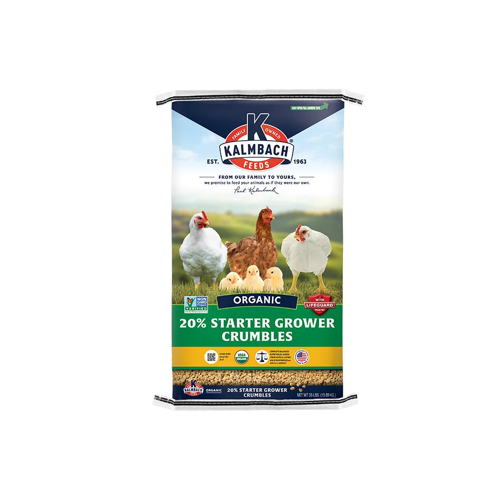Organic 20%  Chick and Meatbird Starter Grower (Crumble) - O1040C