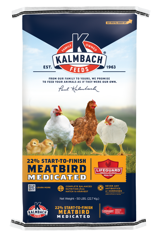 22% Start-to-Finish Meatbird  (Medicated)