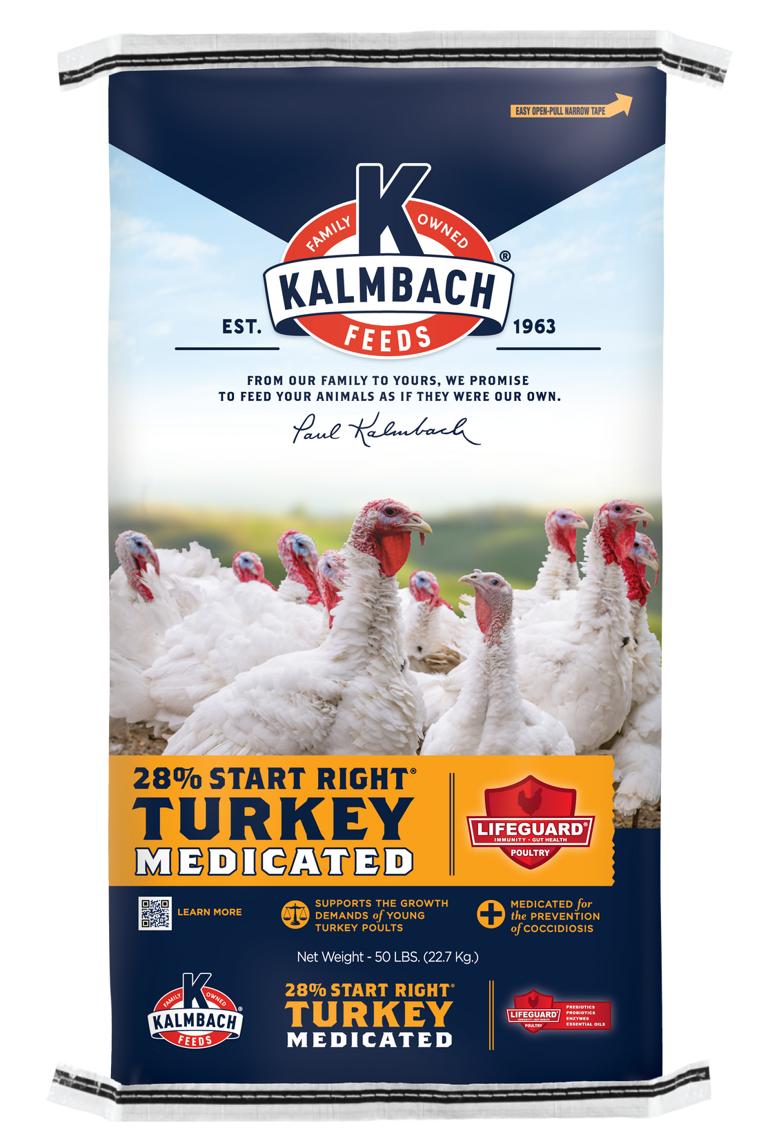 Start Right® 28% Turkey (Medicated) - 451450AB – Kent's Feed Barn