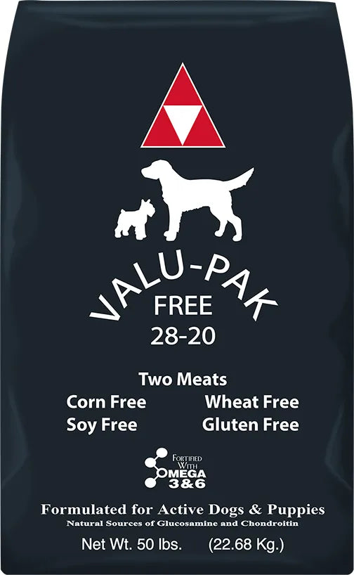 Valu-Pak Free 28-20 Dog Food - Black