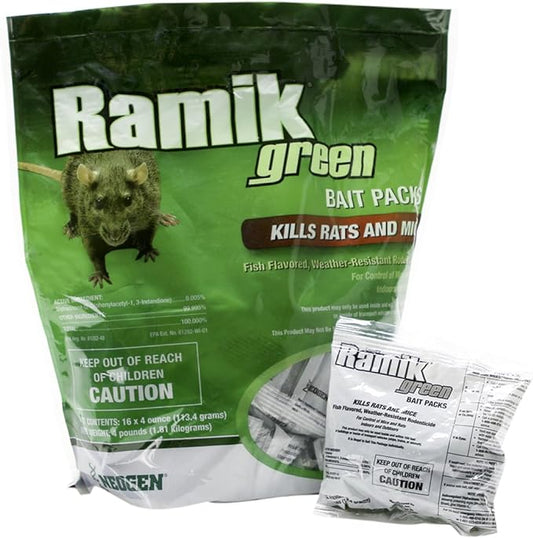 Ramik Green Bait Resealable Bait Pouches 4lb