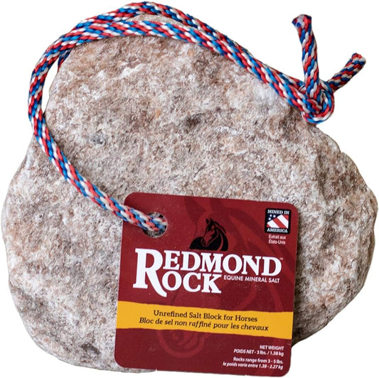 Redmond Rock on a Rope Unrefined Salt Lick