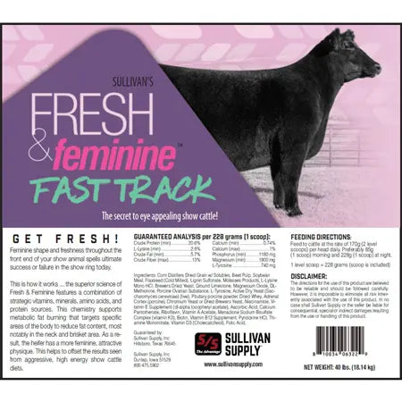 Fresh & Feminine Fast Track Cattle 40lb