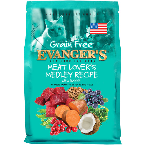 Evangers Dry Cat Food Meat Lovers