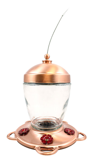 32 oz Jubilee Glass Hummingbird Feeder