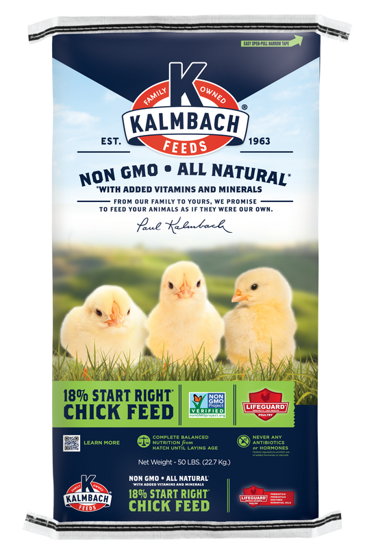 Non GMO 18% Start Right® Chick Feed  - N1051C