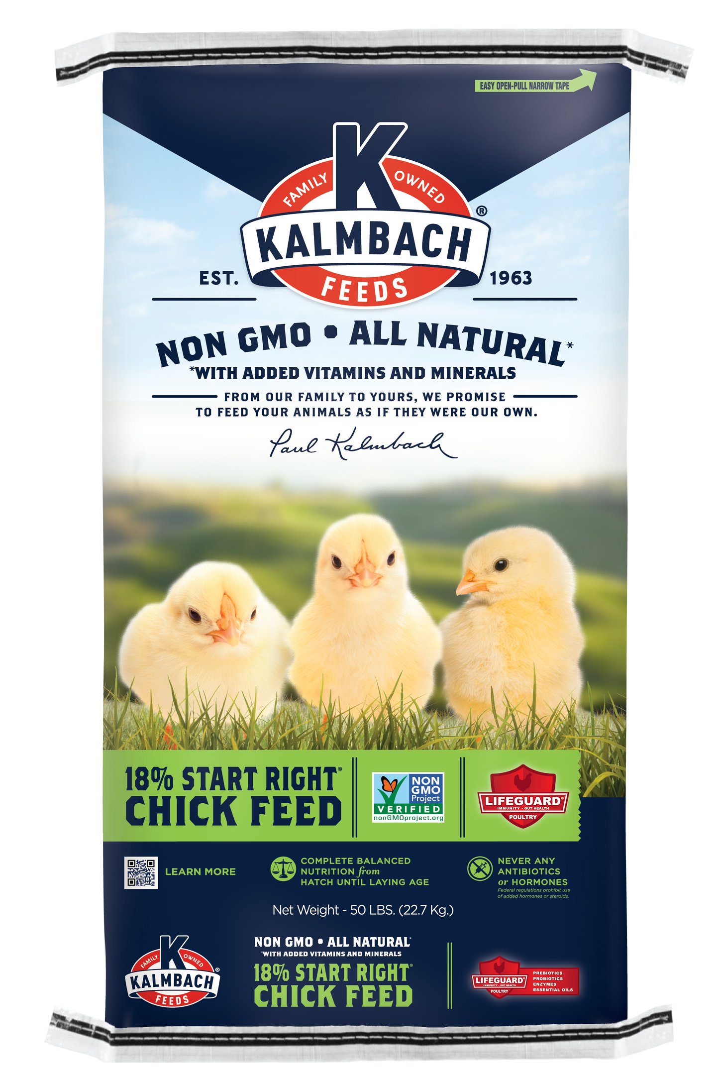 Kalmbach 18% Start Right Chick Feed