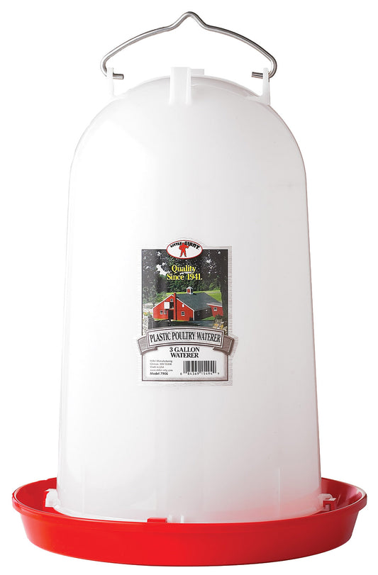 Deluxe Poultry Waterer - 3 Gal