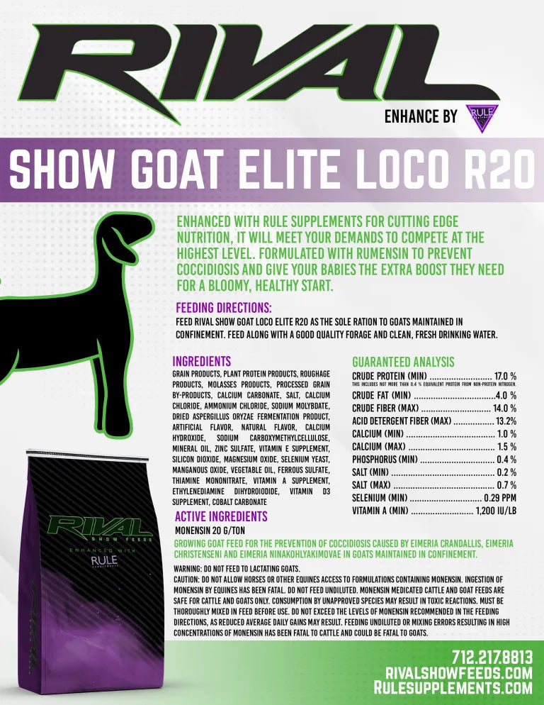 Show Goat Elite Loco R20