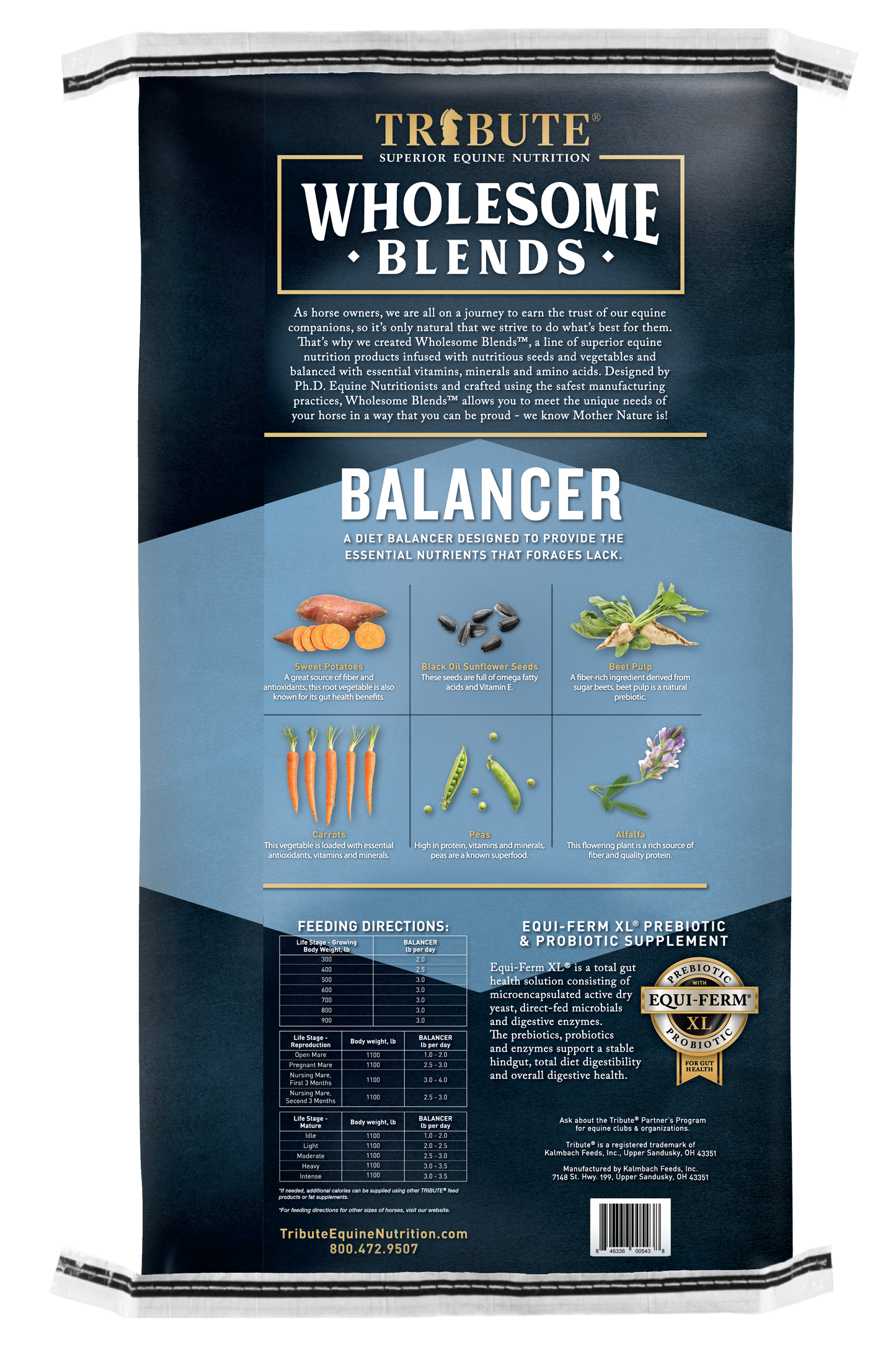 Wholesome Blends® Balancer, Soy-Free, Textured, Low NSC Ration Balancer