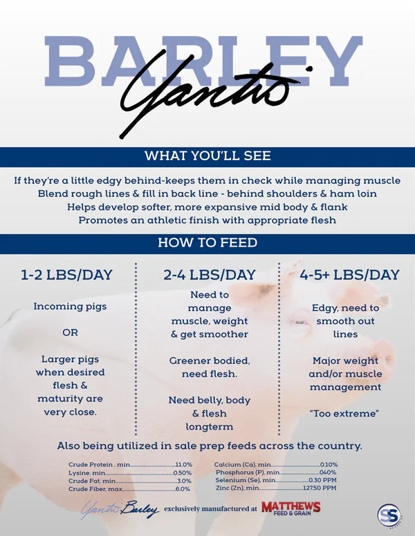 SS Yantis Barley - 50 lb