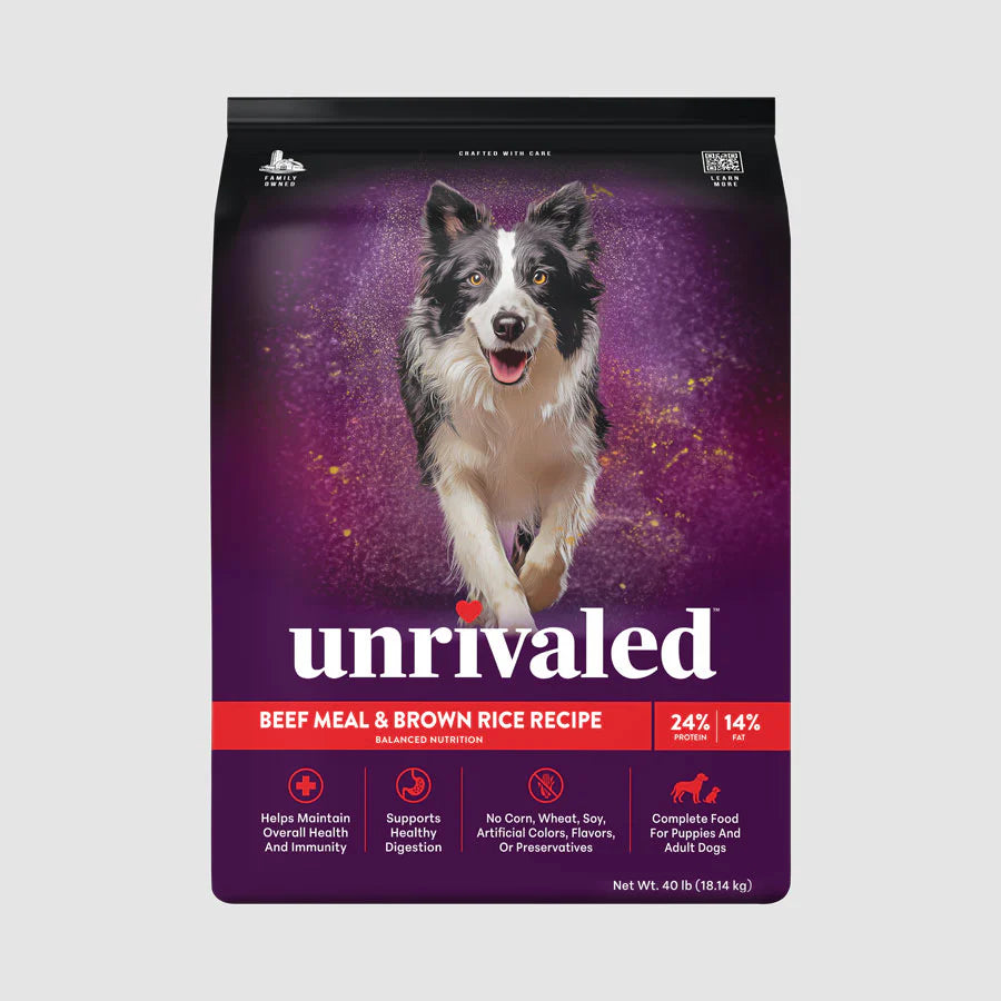 Unrivaled Beef Meal & Brown Rice Recipe - Red 40 lb