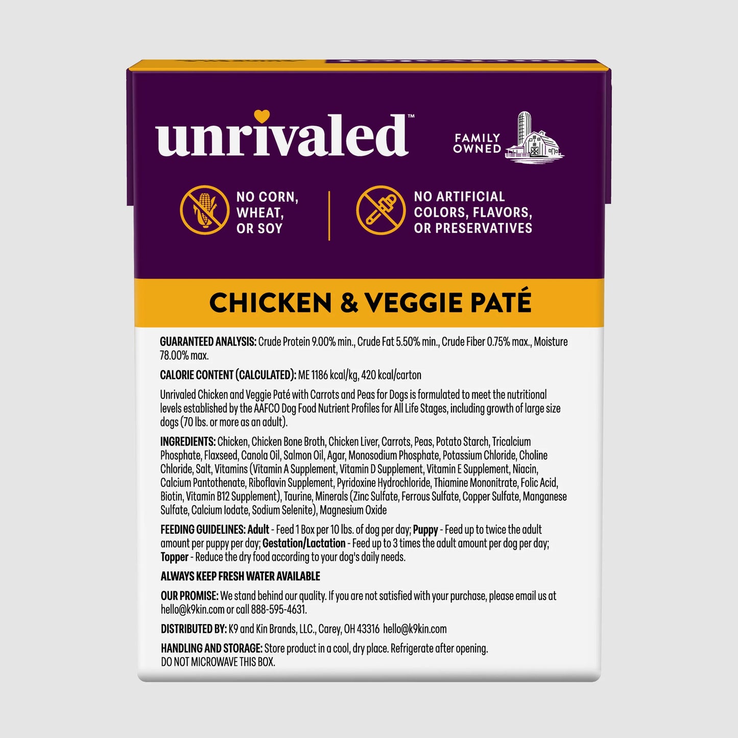 Unrivaled Chicken & Veggie Pate