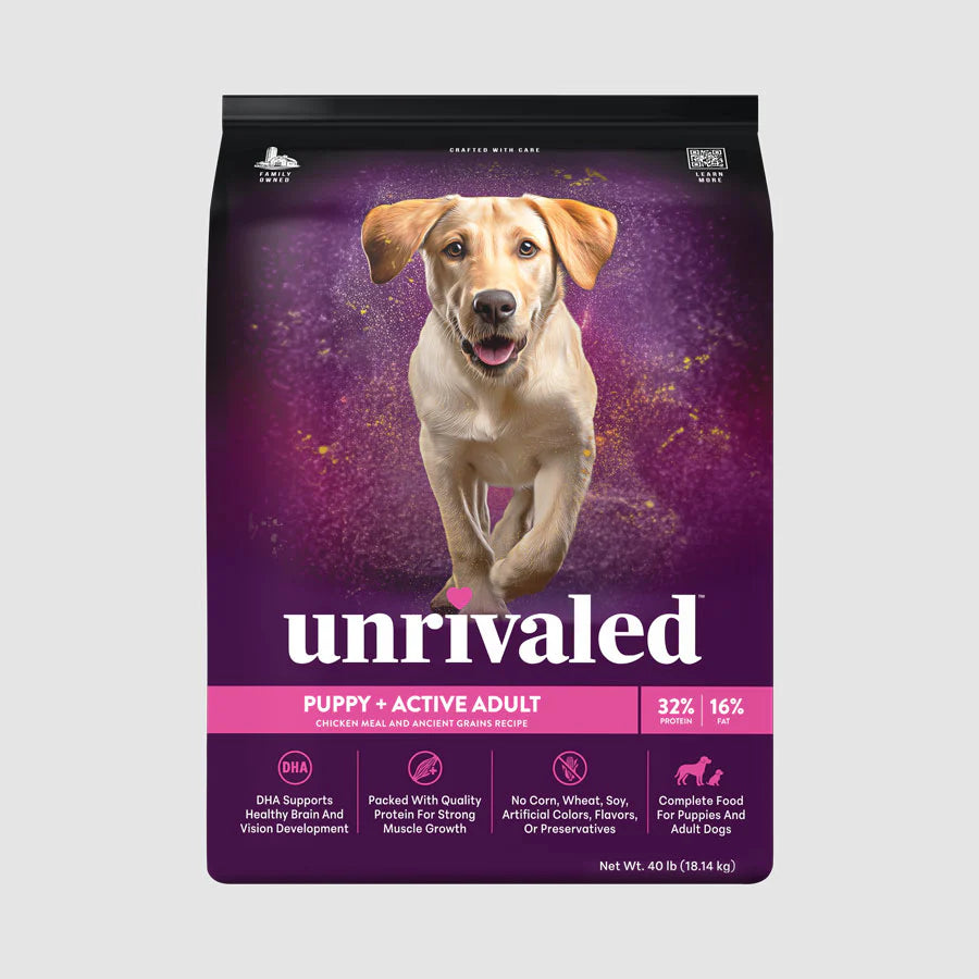 Unrivaled Puppy + Active Adult  - Pink 40 lb